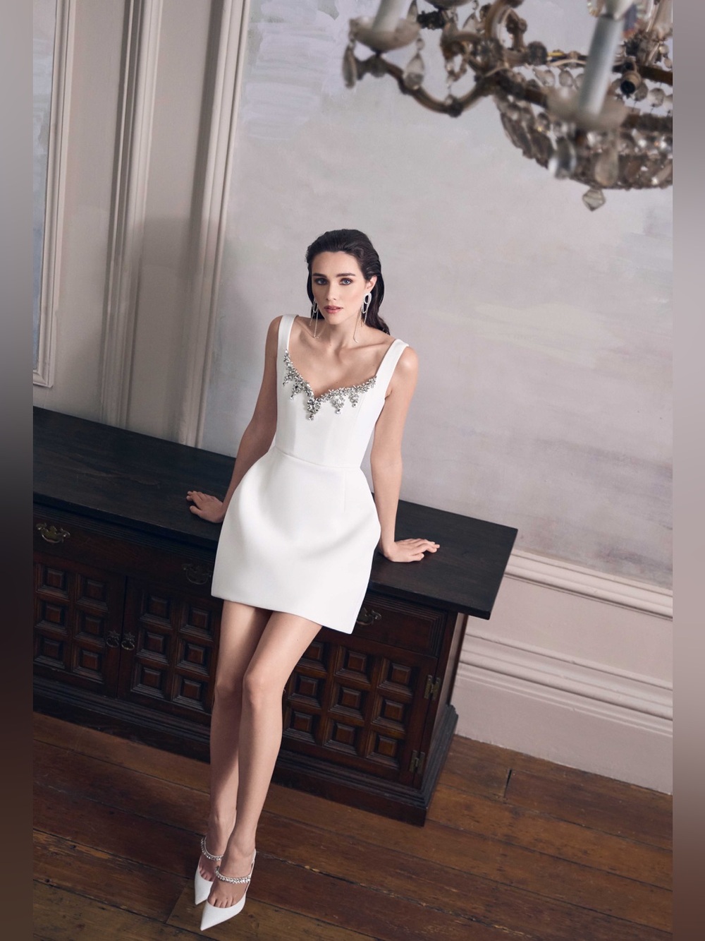 Nadine Merabi BLAIR WHITE DRESS